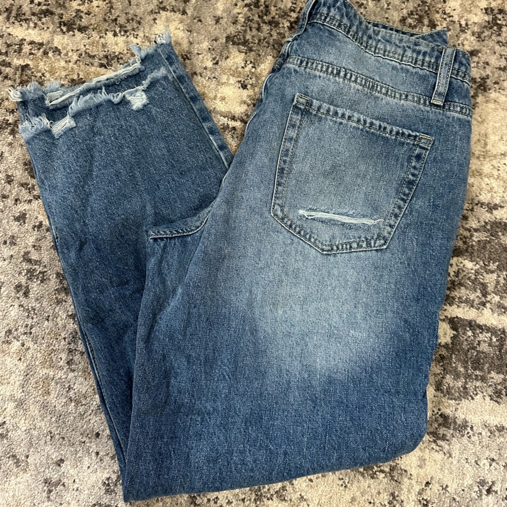 Women's Straight Leg Blue Jeans